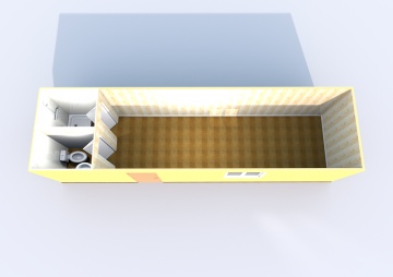 Блок-контейнер с санузлом схема